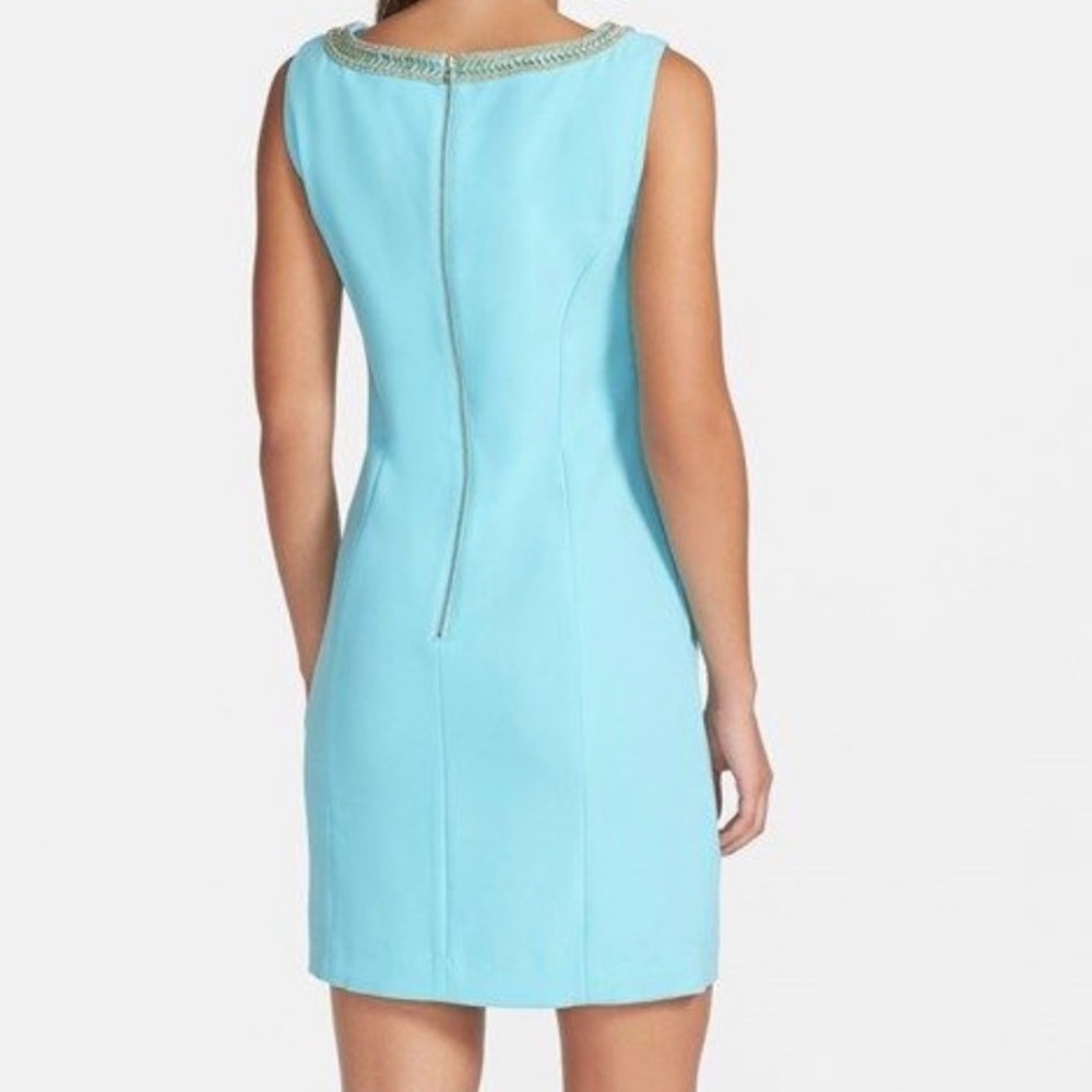 Lilly Pulitzer Turquoise Sleeveless Mini Dress - Picture 5 of 5